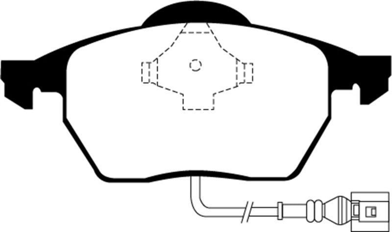 EBC 99-06 Audi TT 1.8 Turbo Redstuff Front Brake Pads