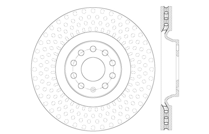 StopTech Slotted & Drilled Sport Brake Rotor