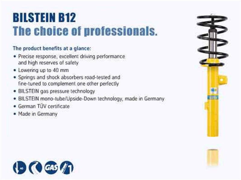 Bilstein B12 2008 Mercedes-Benz C300 Base Front and Rear Suspension Kit