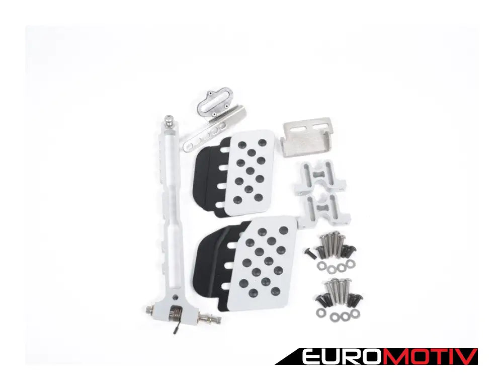 Adjustable Gas Pedal - Silver / Black Extensions