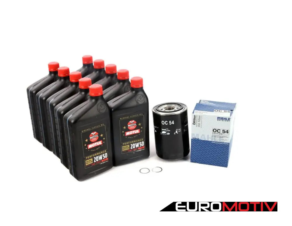 Air-Cooled 911 Oil Change Kit 20W-50