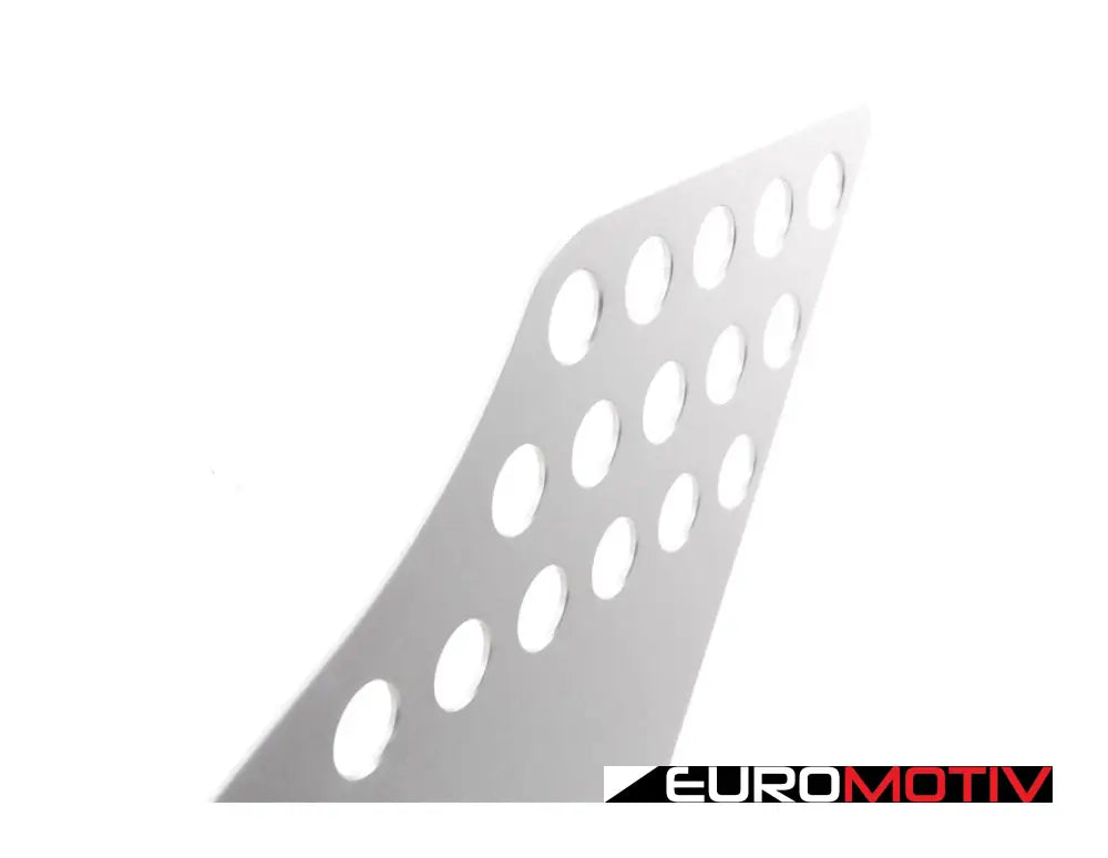 Aluminum Heel Guard Pad - Silver