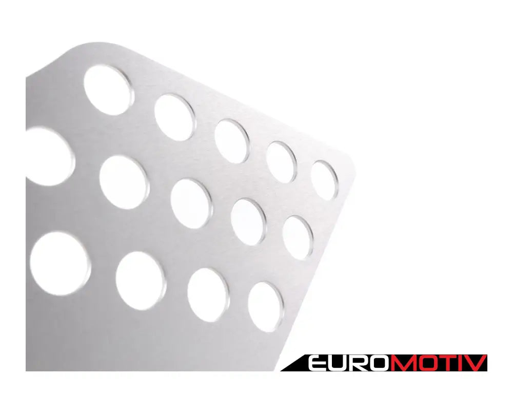 Aluminum Heel Guard Pad - Silver