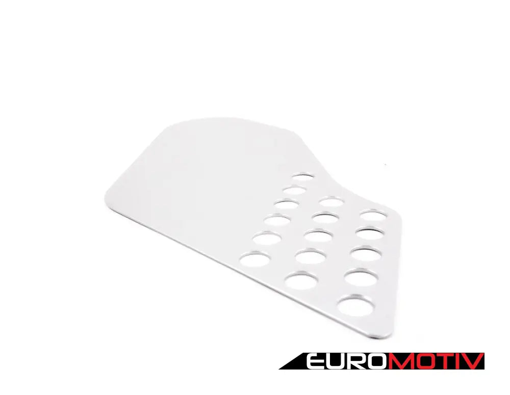 Aluminum Heel Guard Pad - Silver