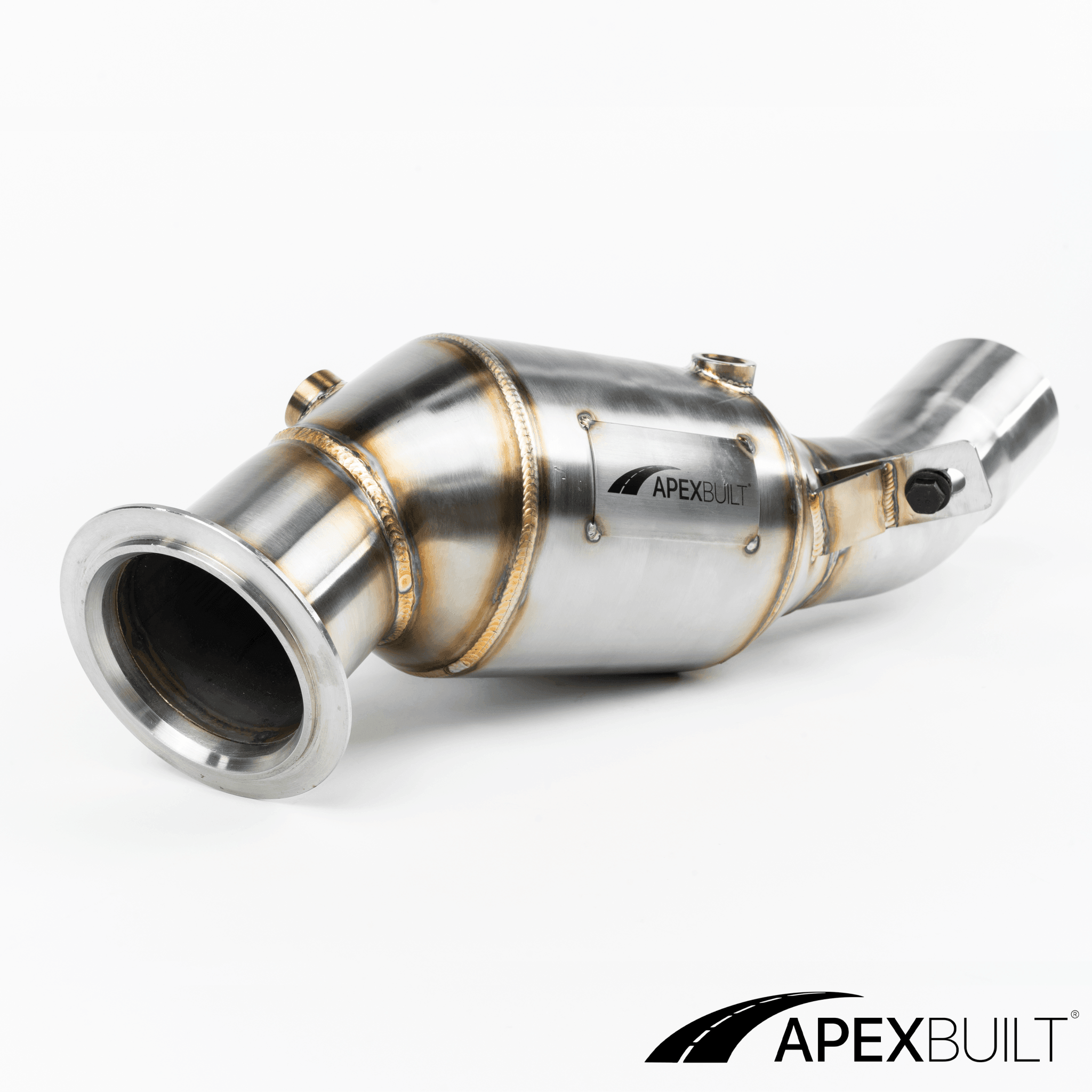 ApexBuilt® BMW F01/F10/F15 N55 High-Flow Catted Downpipe (PWG/3.5")(2011-13)