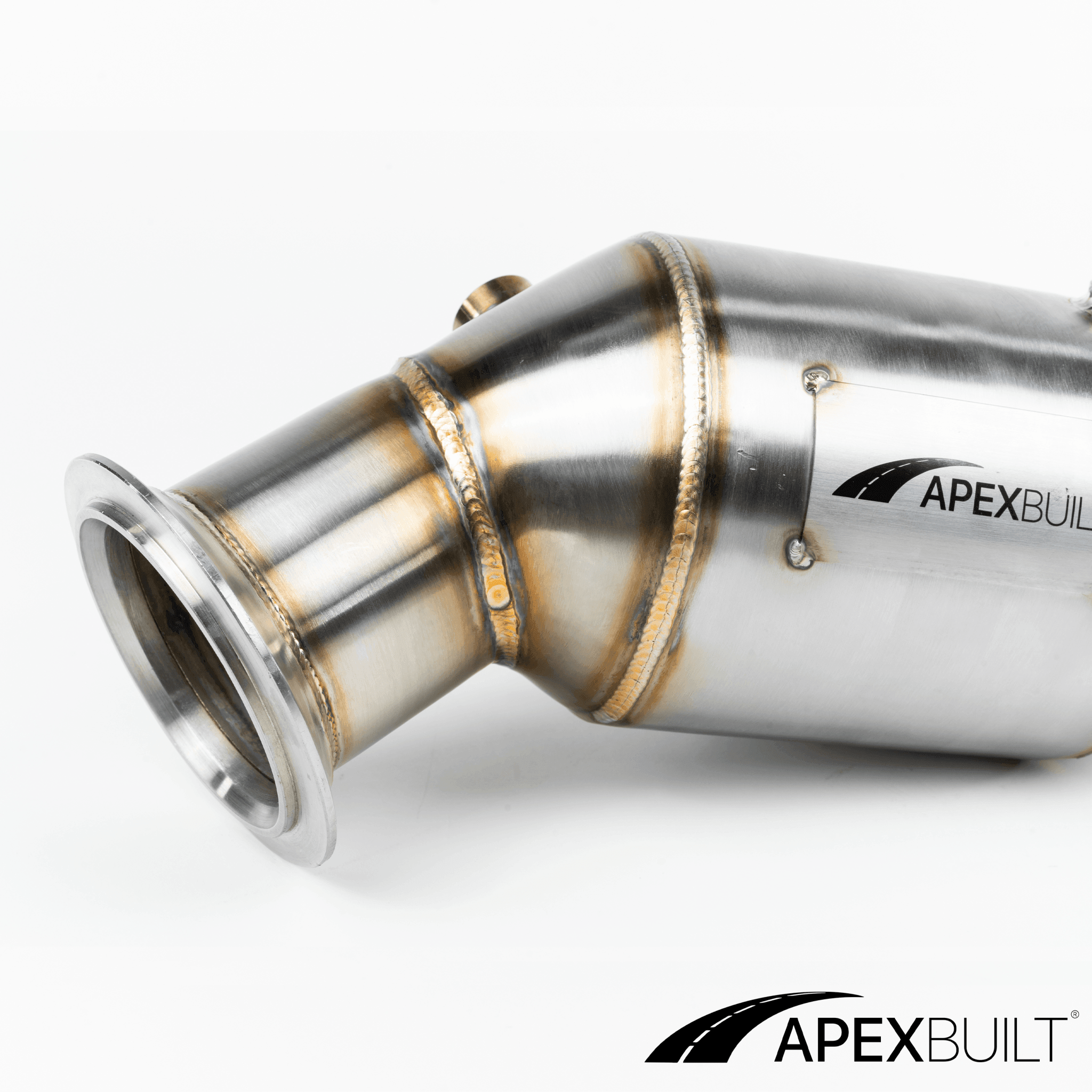 ApexBuilt® BMW F01/F10/F15 N55 High-Flow Catted Downpipe (PWG/3.5")(2011-13)