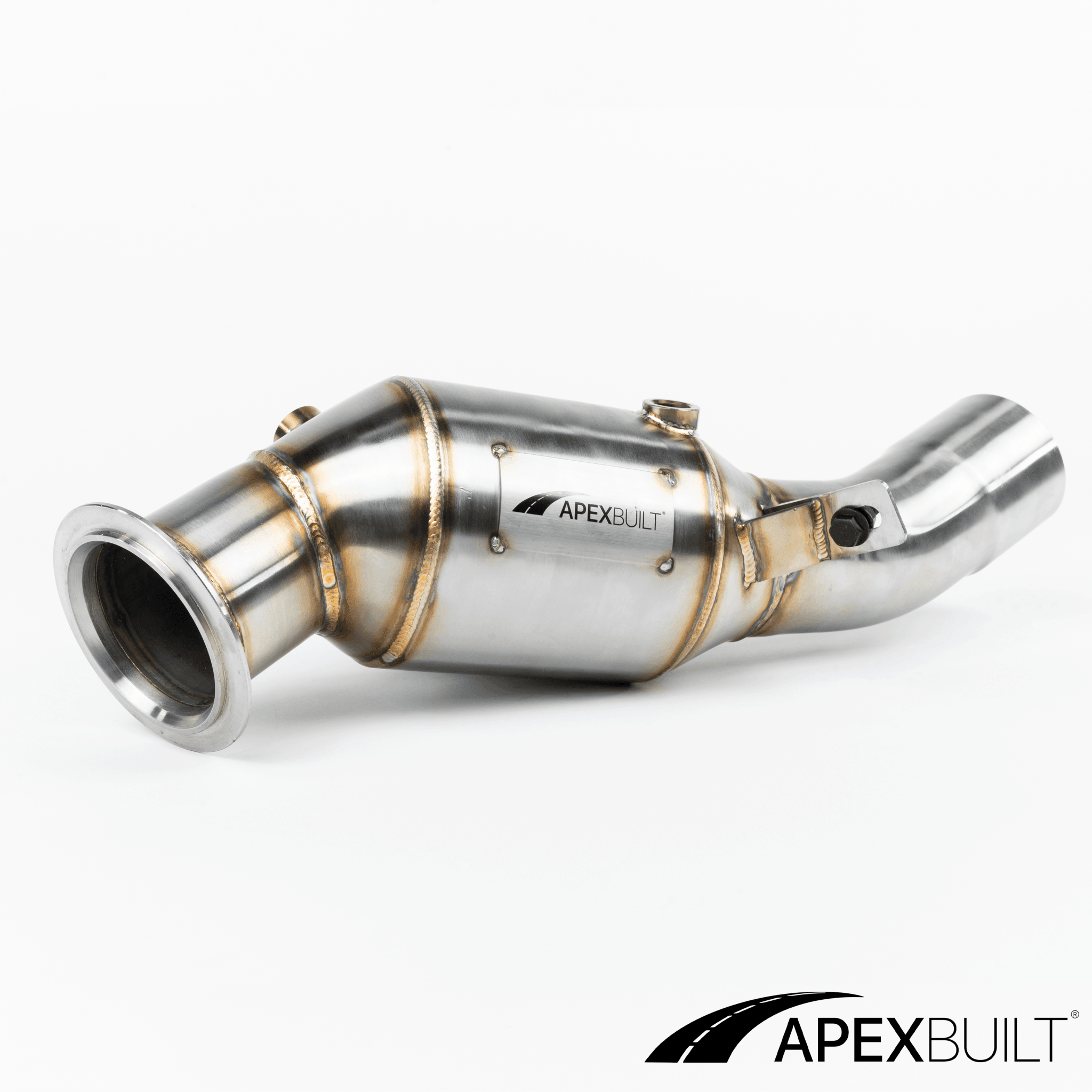 ApexBuilt® BMW F01/F10/F15 N55 High-Flow Catted Downpipe (PWG/3.5")(2011-13)