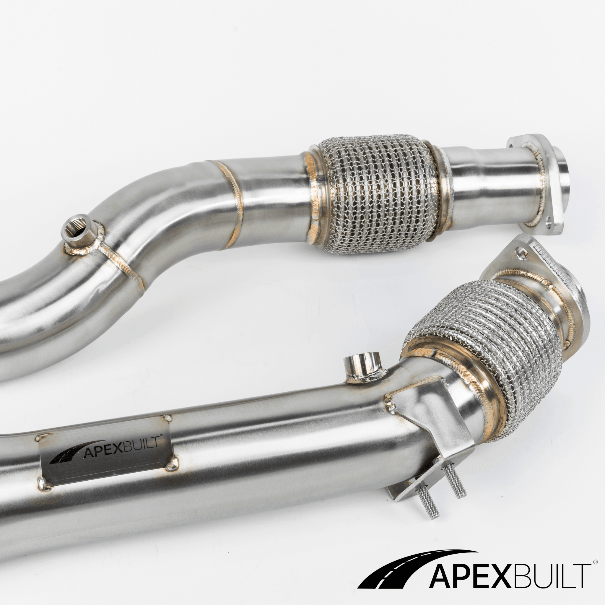 ApexBuilt® BMW F97 X3M/F98 X4M Race Downpipes (S58, 2019+)