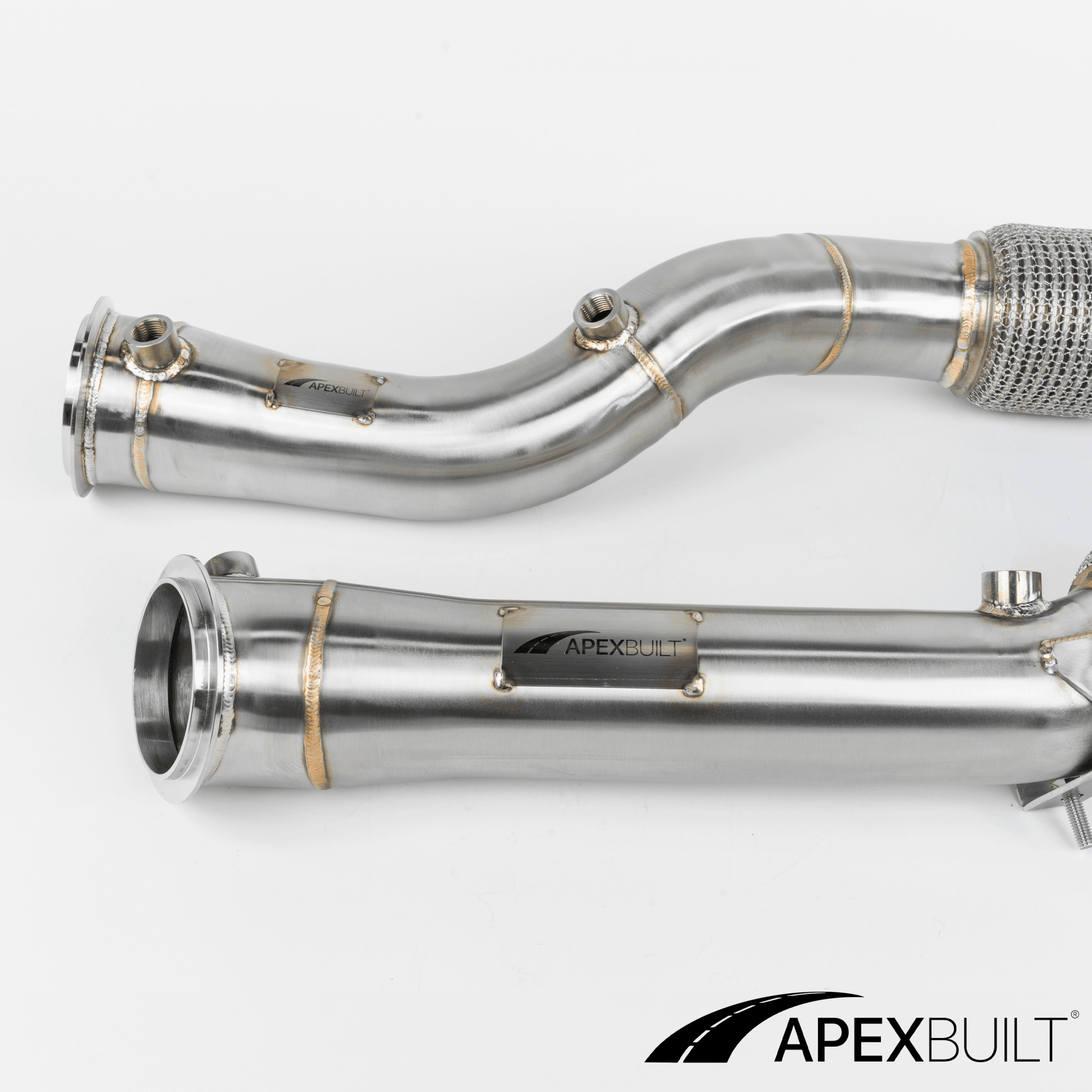 ApexBuilt® BMW F97 X3M/F98 X4M Race Downpipes (S58, 2019+)