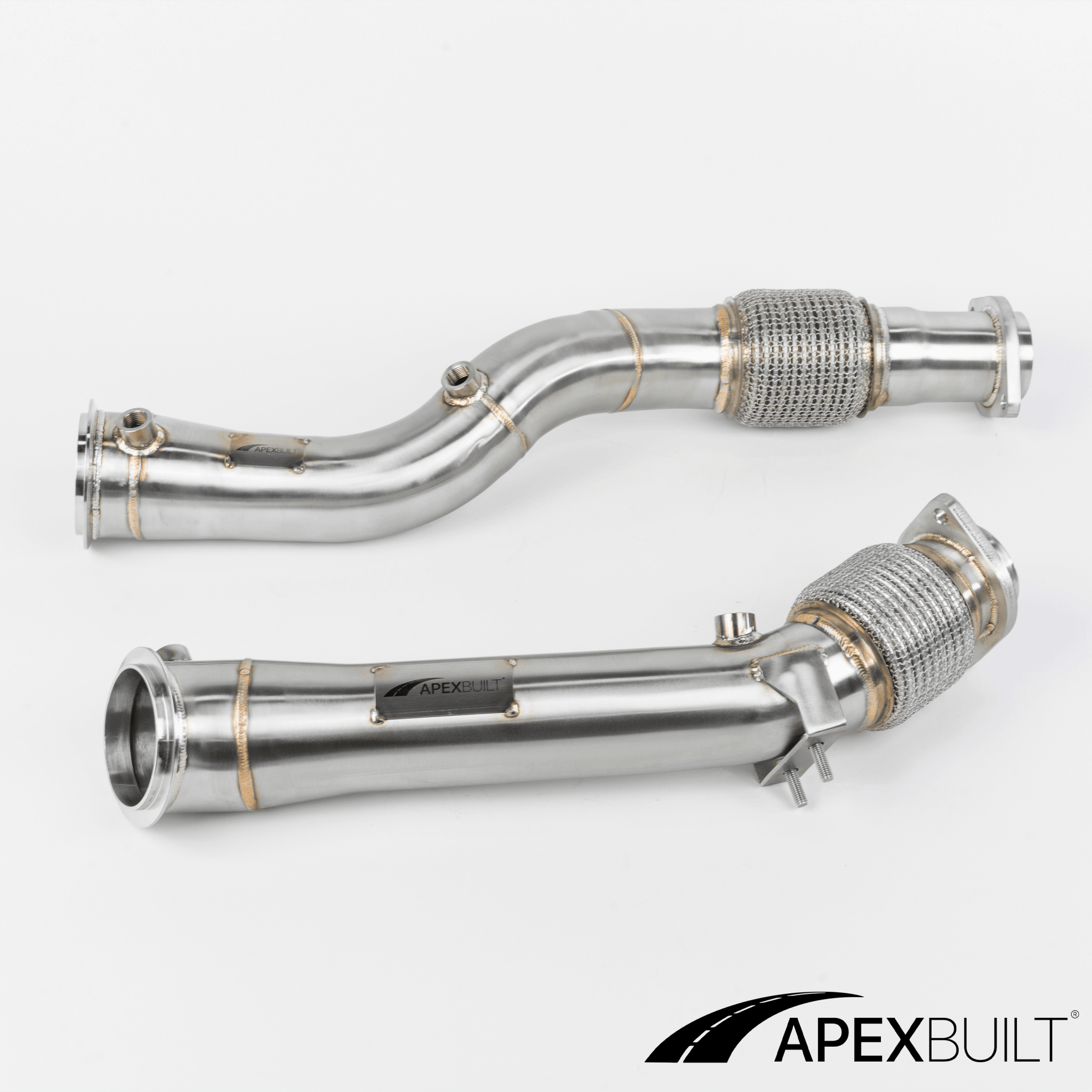 ApexBuilt® BMW F97 X3M/F98 X4M Race Downpipes (S58, 2019+)