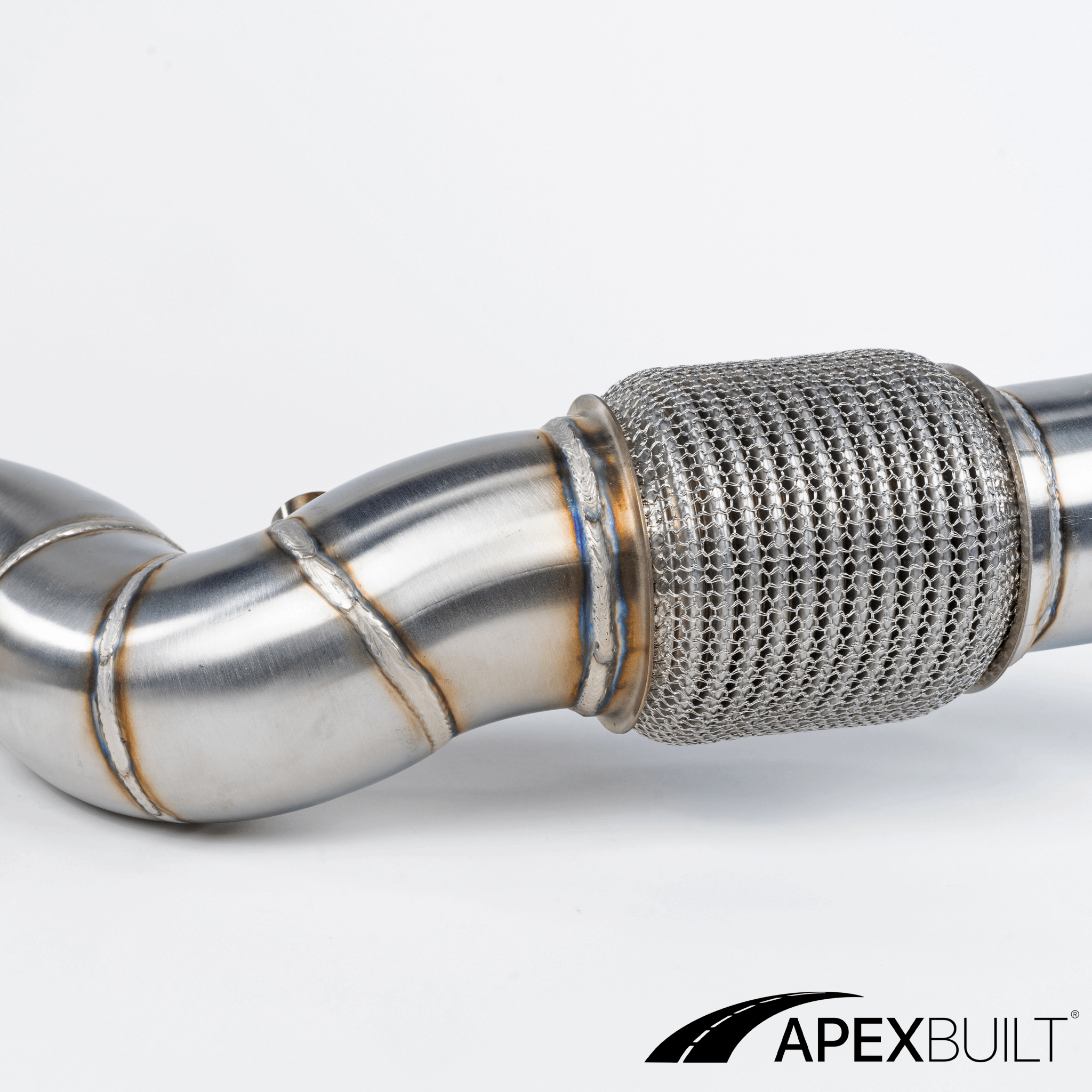 ApexBuilt® BMW G87 M2, G80 M3, & G82/G83 M4 GESI High-Flow Catted Downpipes (S58, 2021+)