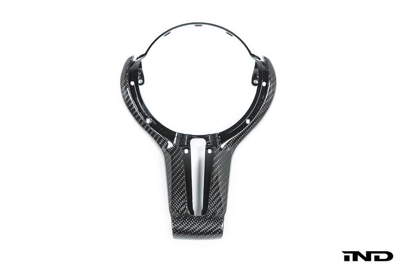 AutoTecknic F-Chassis M Vehicles - Carbon Fiber Outer Steering Wheel Trim