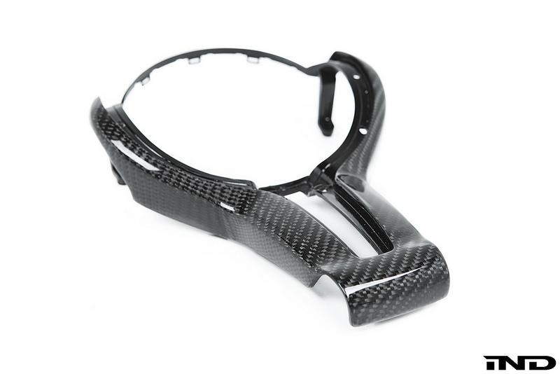 AutoTecknic F-Chassis M Vehicles - Carbon Fiber Outer Steering Wheel Trim