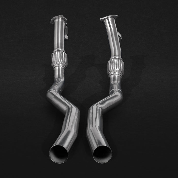 Audi RS4/5 (B9/F5) – Pre-Silencer Delete Pipes (for Capristo) 02AU00503009