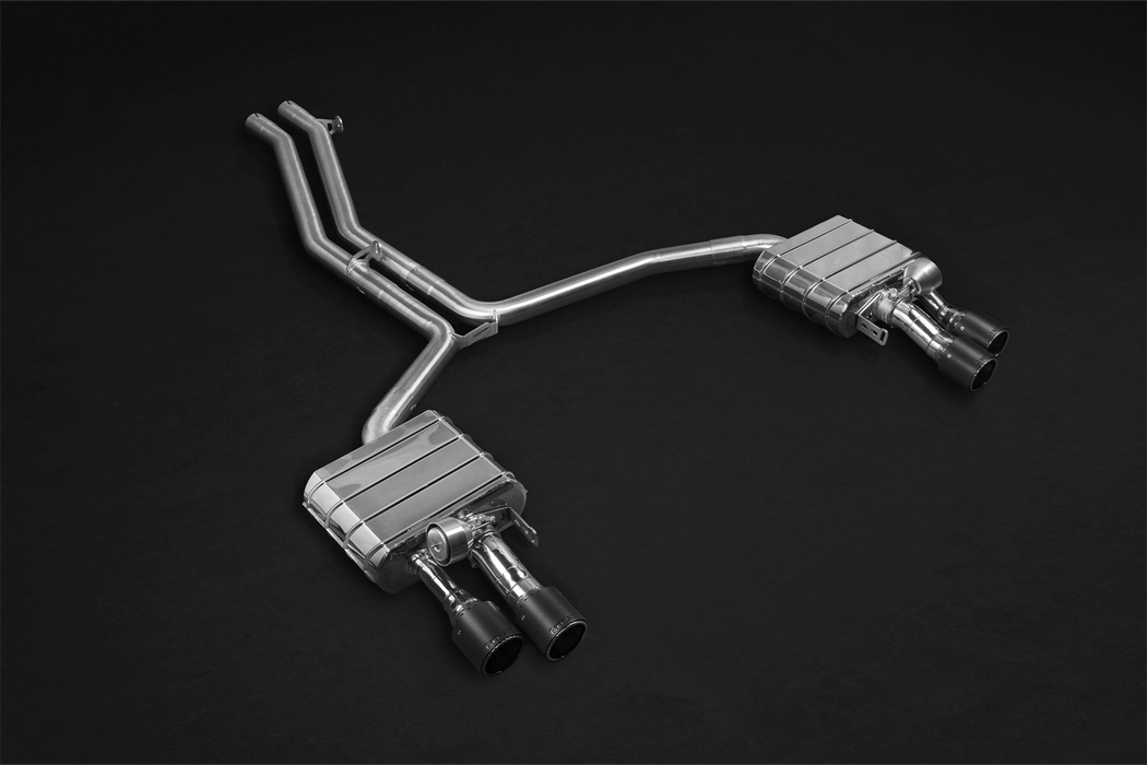 Audi S8 (D4) - Valved Exhaust System, Mid Pipes 02AU09403001