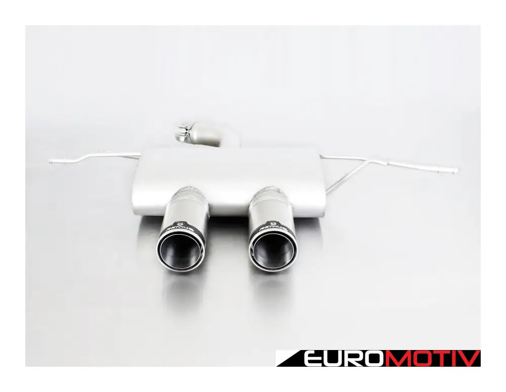 Axle Back Center Exit Sport Exhaust System - With Chrome Tips