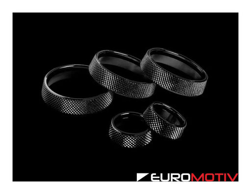 Billet Aluminum Trim Knobs - Black