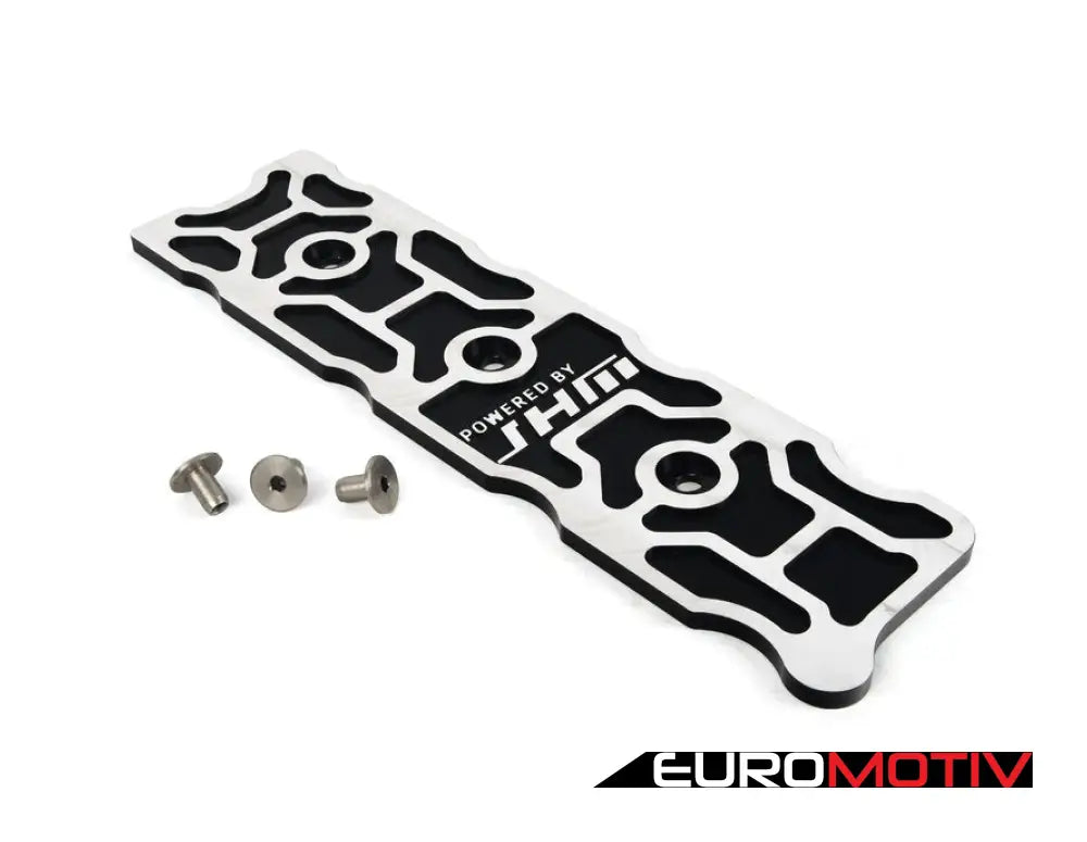 Billet Intake Manifold Engine Plate - Black Milled