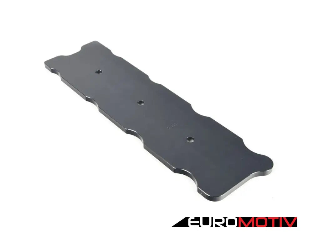 Billet Intake Manifold Engine Plate - Black Milled