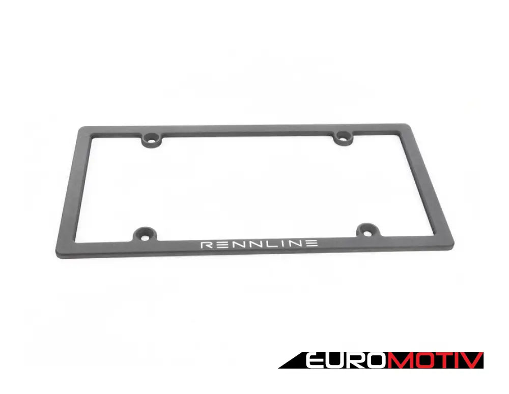 Billet License Plate Frame - Black