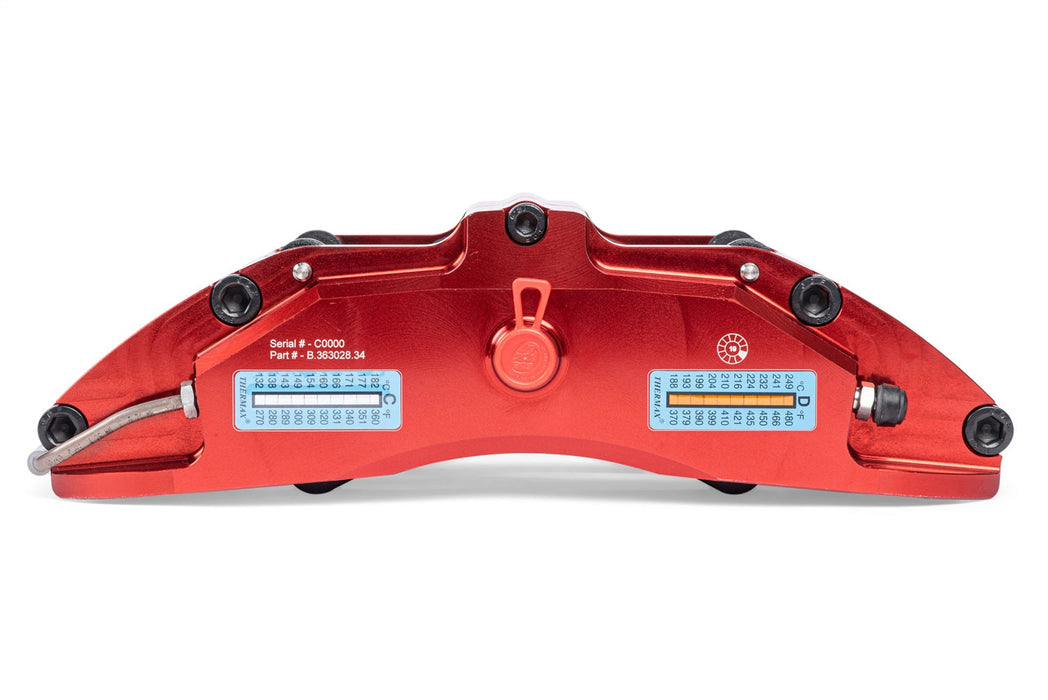 APR Front Big Brake Kit; Front; 350 x 34 mm.; 6 Piston; Billet Aluminum; Red; - BRK00012
