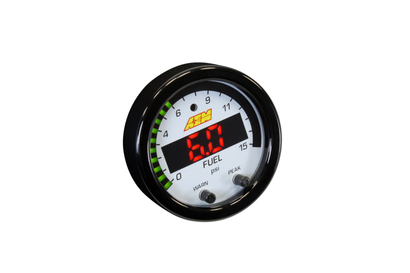 AEM X-Series Pressure 0-15psi Gauge Kit