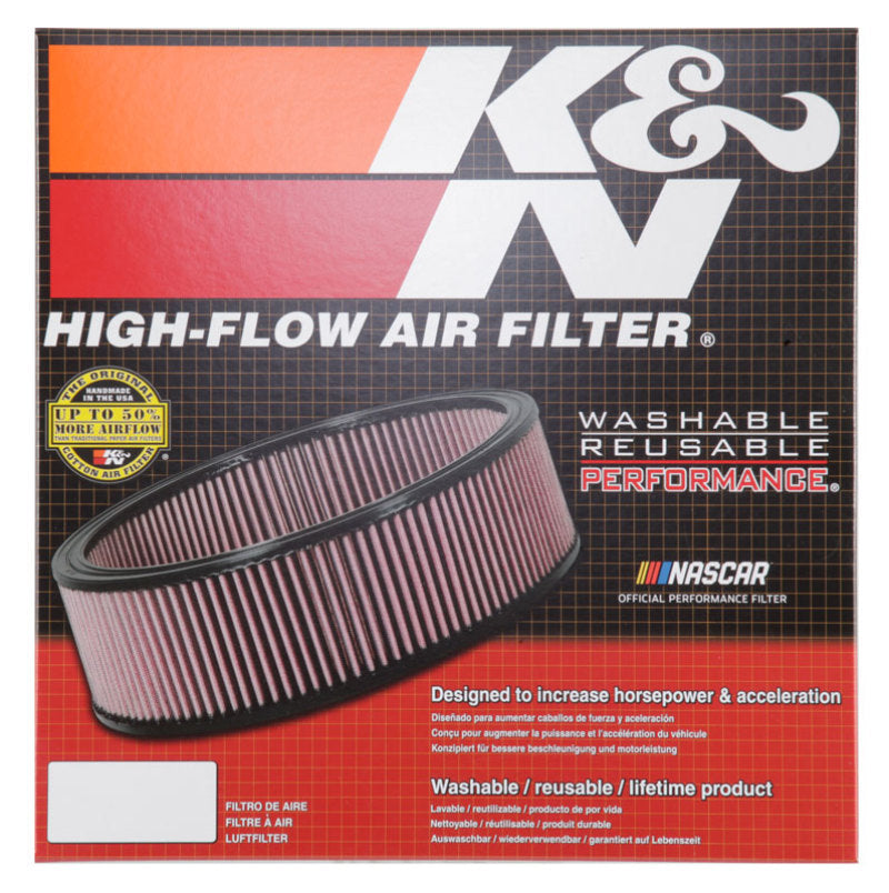 K&N Replacement Air Filter MERCEDES-BENZ 190E, 1984-89