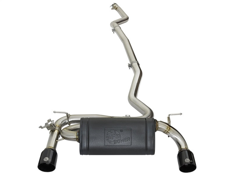 aFe MACHForce XP Exhausts Cat-Back SS 16-17 BMW 340i/iX 440i/iX (F3X) L6-3.0L (B58) w/Black Tips