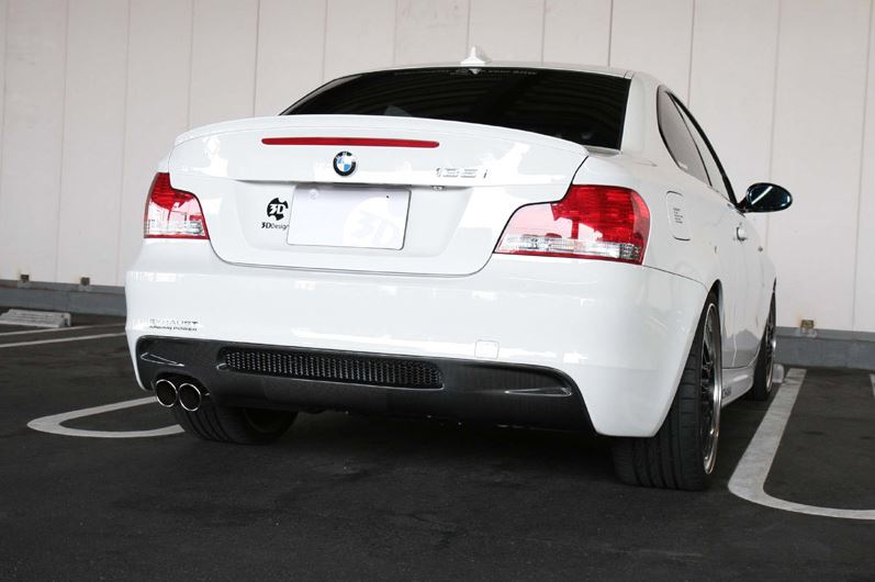 3D Design E82 1-Series M-Sport Carbon Rear Diffuser