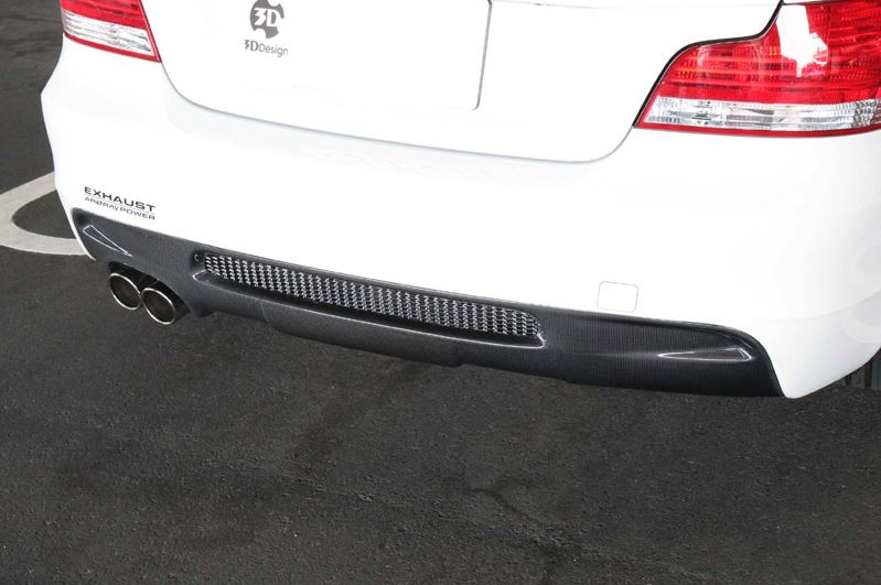 3D Design E82 1-Series M-Sport Carbon Rear Diffuser