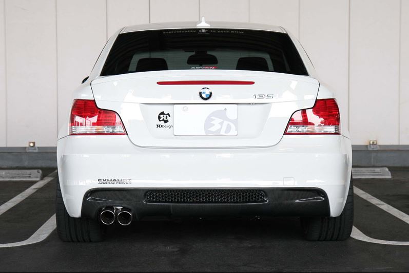 3D Design E82 1-Series M-Sport Carbon Rear Diffuser