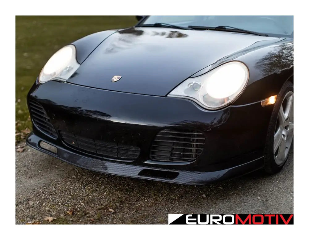 Carbon Fiber Front Lip - Porsche 996 911 Carrera & Turbo Models