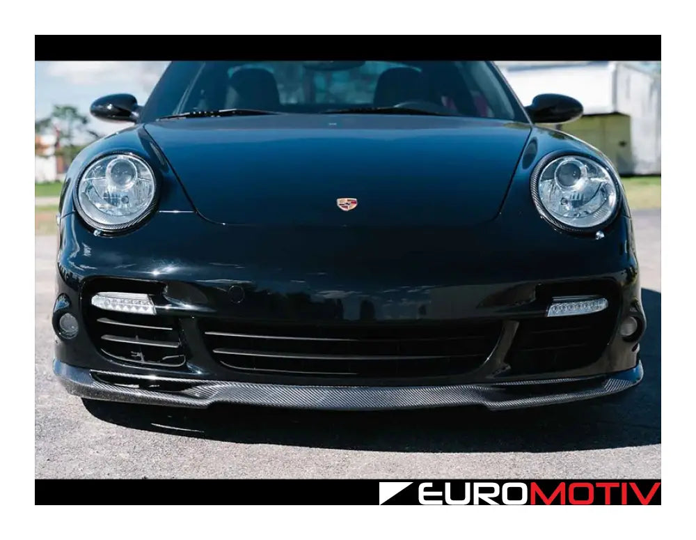 Carbon Fiber Front Lip - Porsche 997 Turbo/C4S