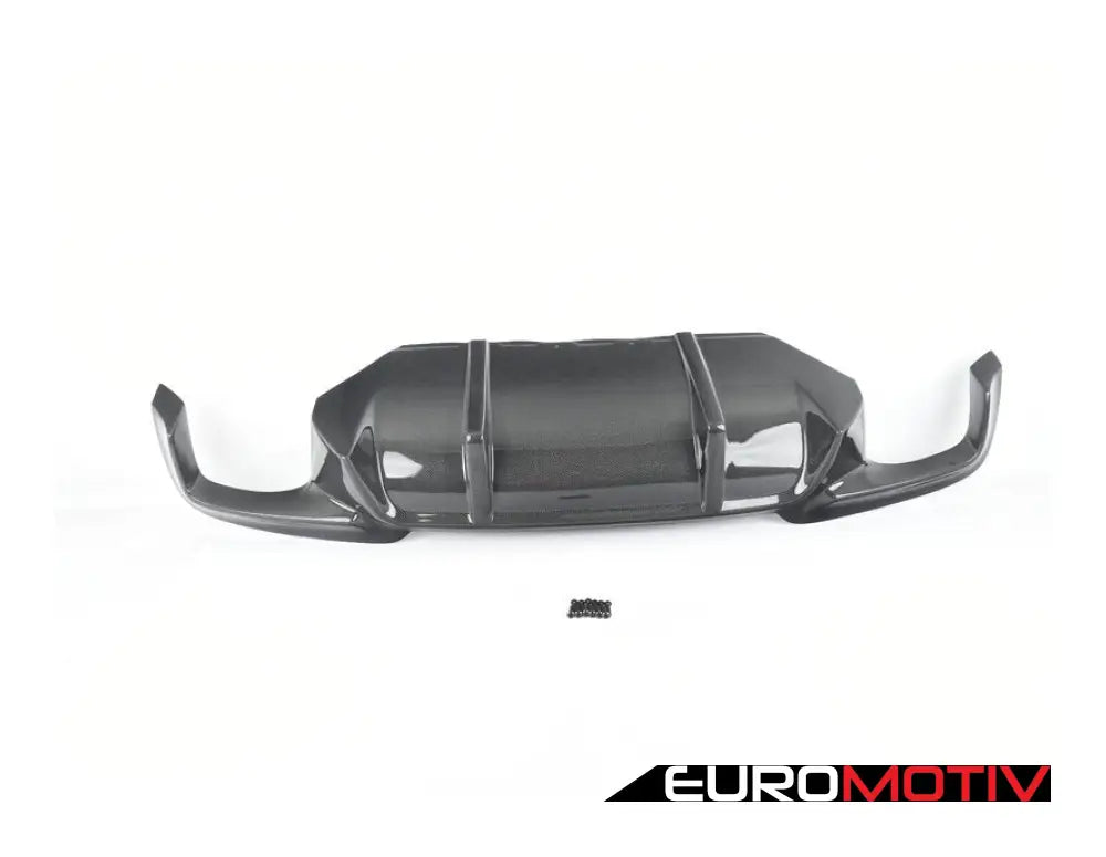 Carbon Fiber Rear Diffusor For Quad Exhaust - F10