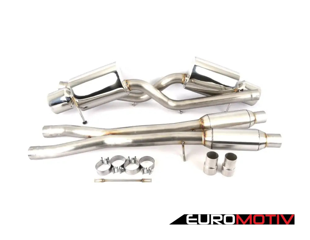 Cat-Back Exhaust Stainless Steel (Resonated)