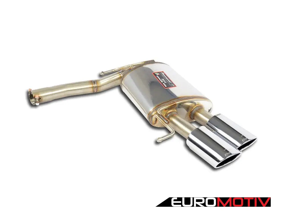 Cat-Back Exhaust System - Non-Resonated For Golf R Estate Rear Valance