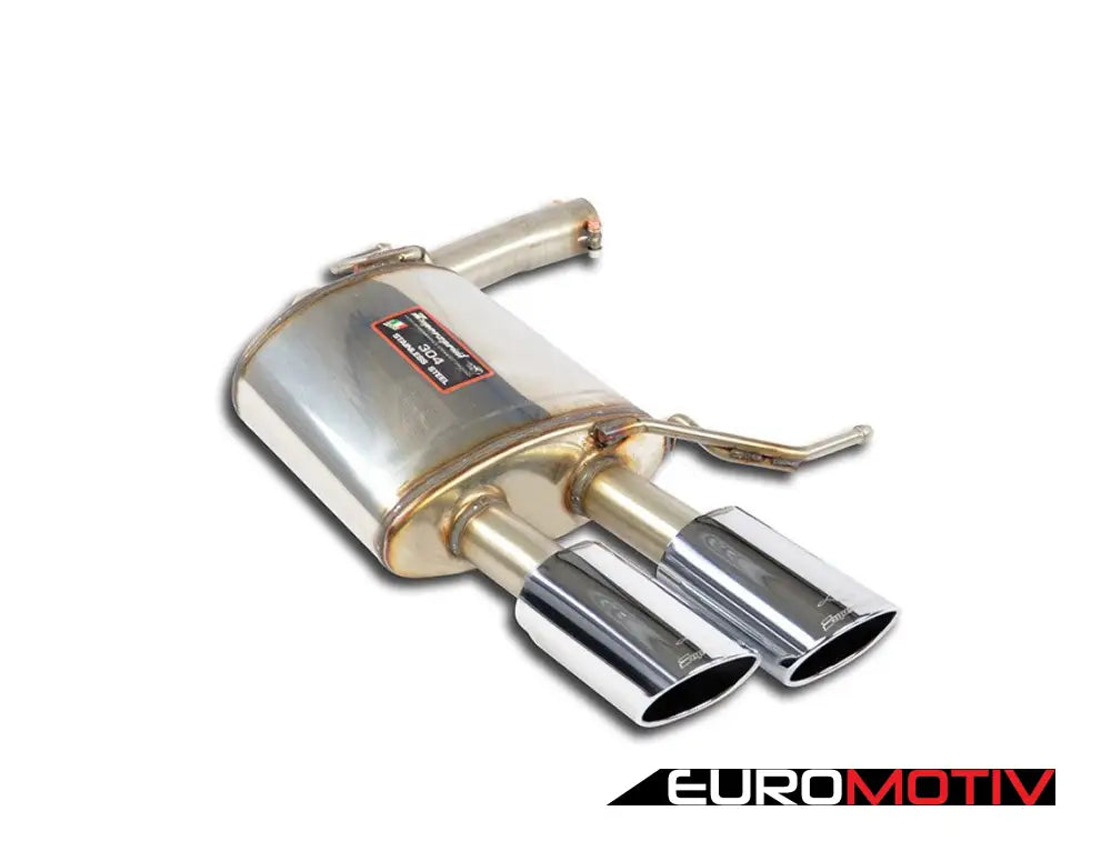 Cat-Back Exhaust System - Non-Resonated For Golf R Estate Rear Valance