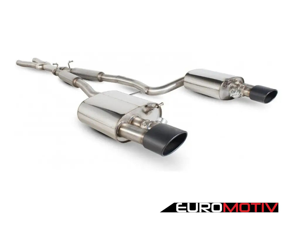 Cat-Back Exhaust System - Resonated With Evo Ceramic Tips