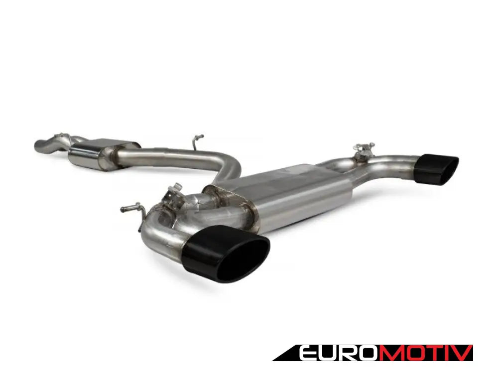 Cat-Back Exhaust System - Resonated With Evo Ceramic Tips