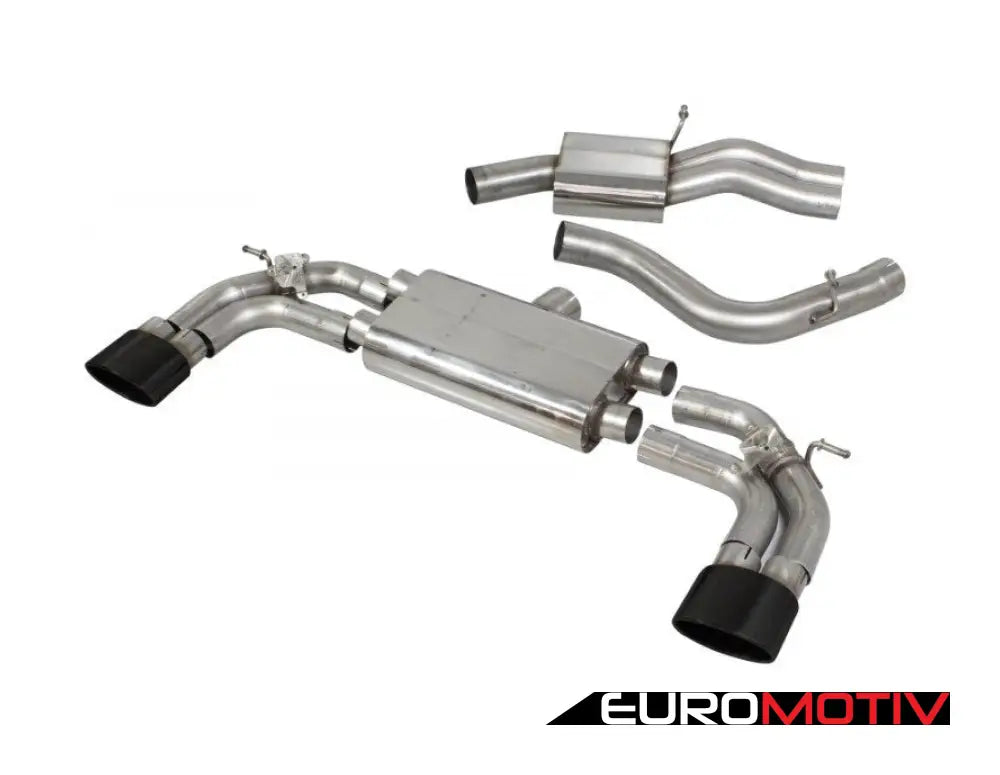 Cat-Back Exhaust System - Resonated With Evo Ceramic Tips