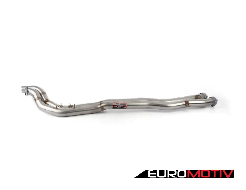 Center Exhaust Twin Pipe - Non-Resonated (63.5Mm)