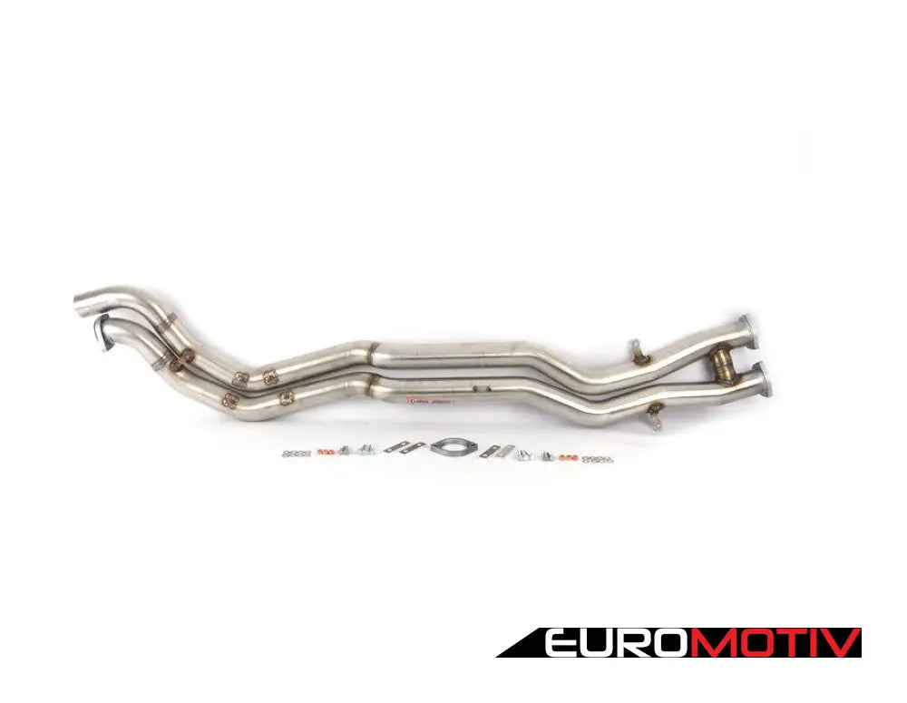 Center Exhaust Twin Pipe - Non-Resonated (63.5Mm)