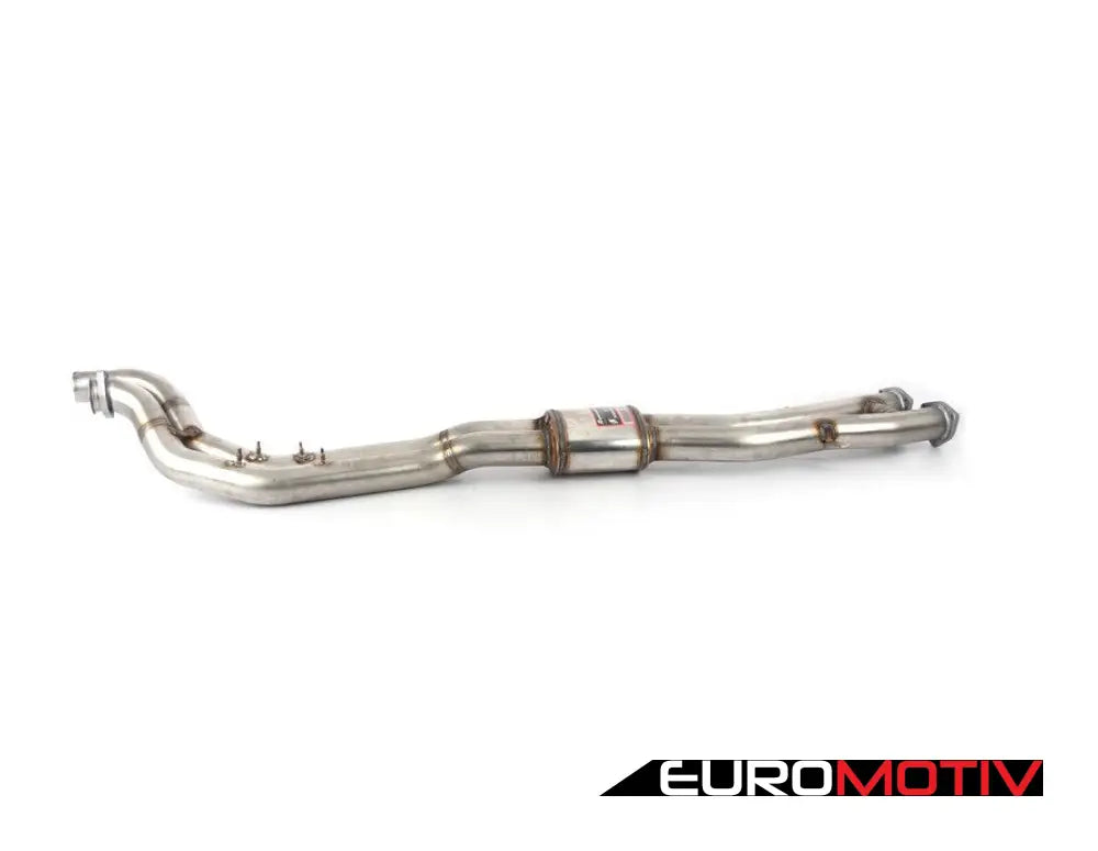 Center Exhaust Twin Pipe - Resonated (63.5Mm)