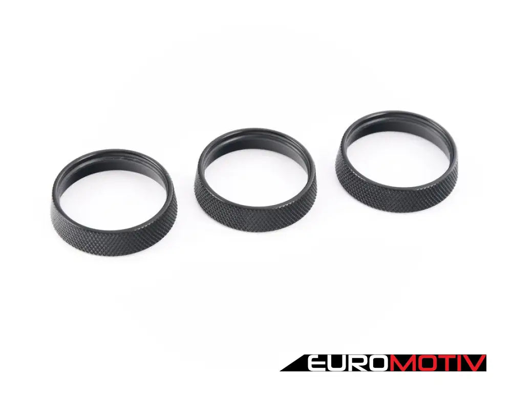 Climate Control Ring Kit - Knurled Billet Aluminum