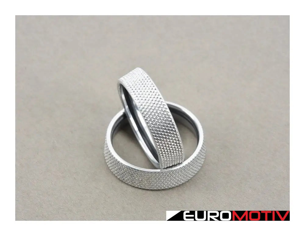 Climate Control Ring Kit - Knurled Billet Aluminum