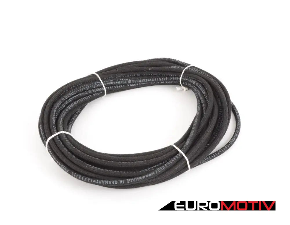 Cloth Braided Fuel/Vacuum Hose - Black 20 Meter