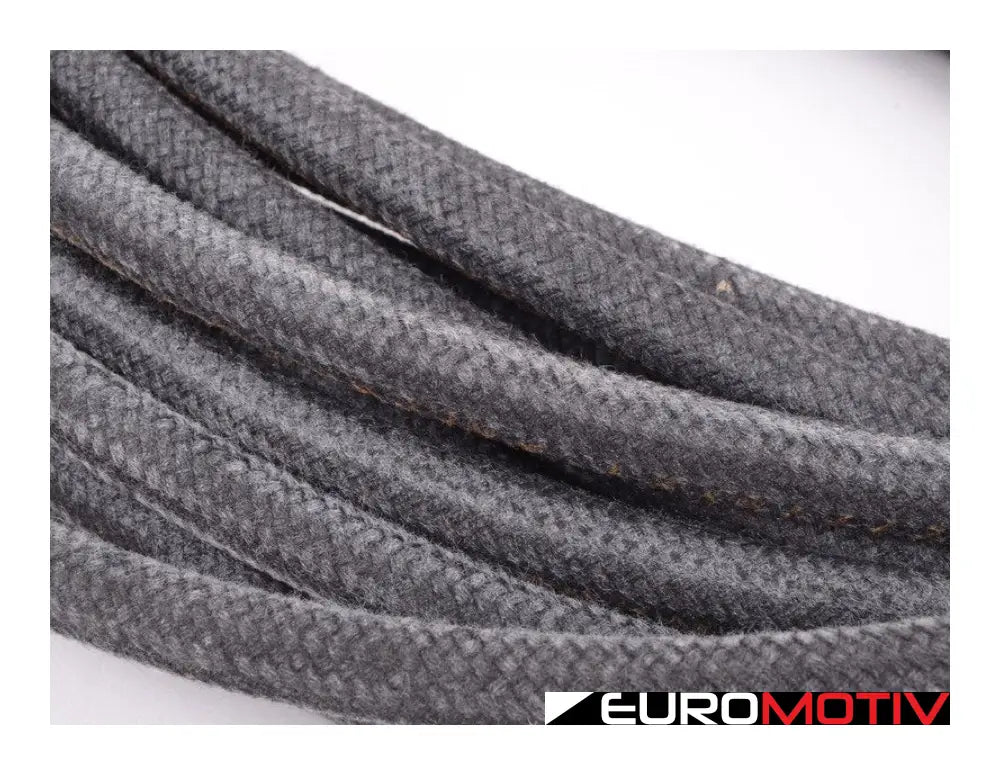 Cloth Braided Fuel/Vacuum Hose - Black 20 Meter