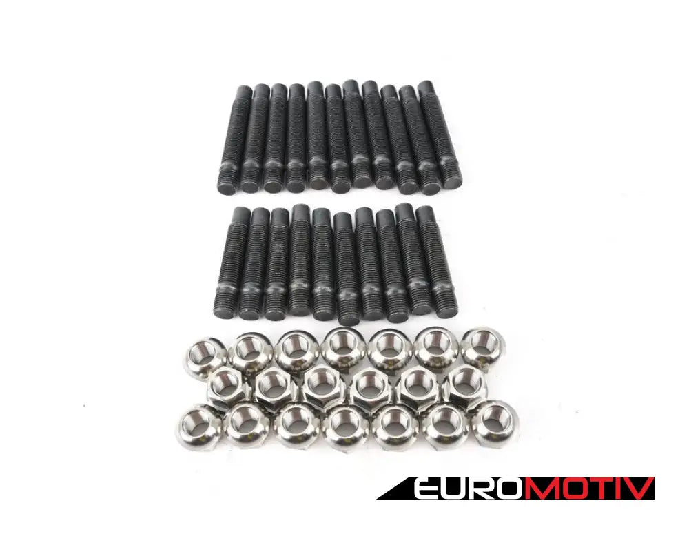 Competition Wheel Stud Conversion Kit - Titanium Ball Seat Nuts 45Mm Front / 60Mm Rear