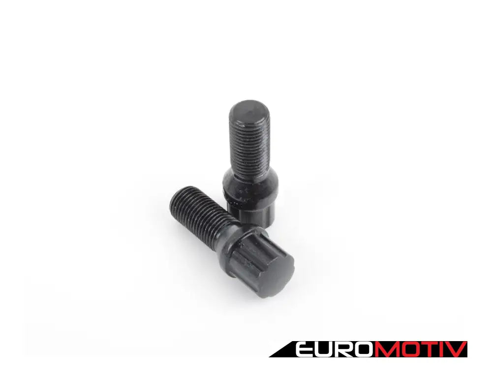 Conical Seat Tuner Spline Bolt Set - Standard Length Black