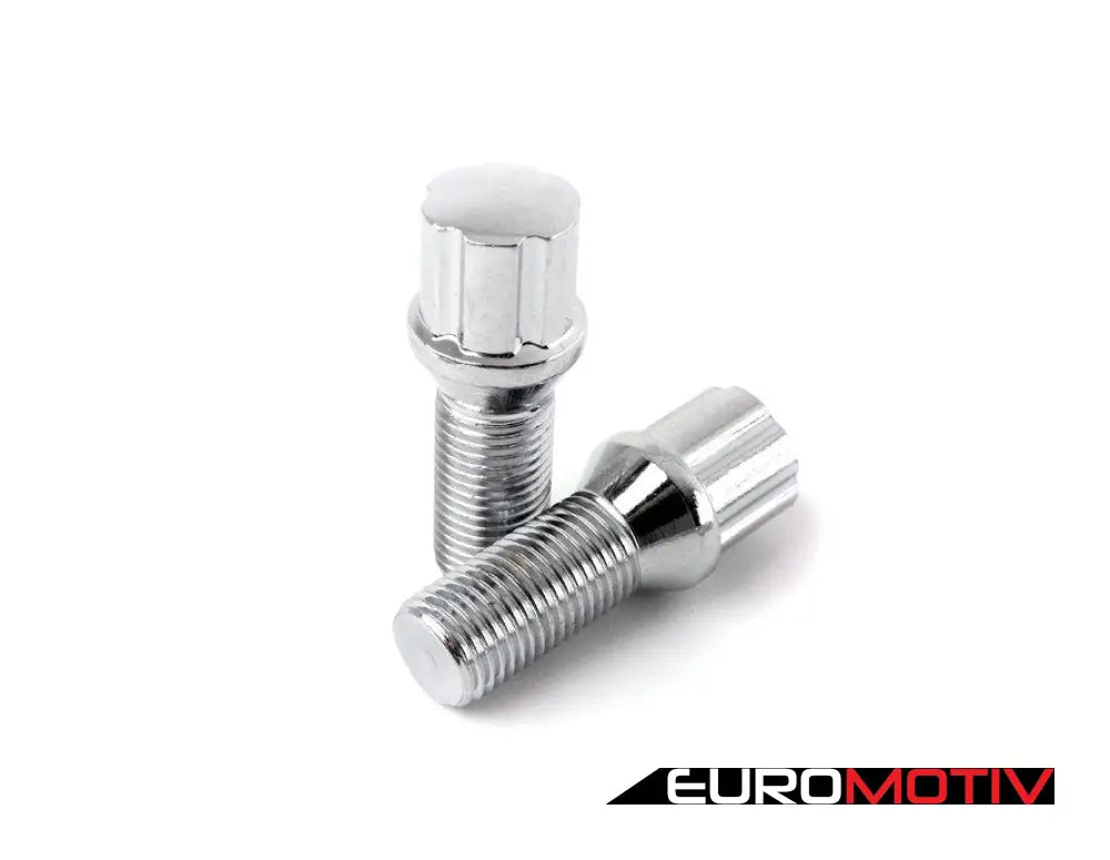 Conical Seat Tuner Spline Bolt Set - Standard Length Chrome